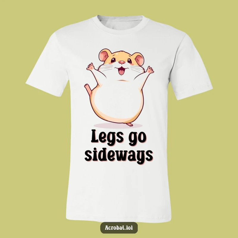 Funny Hamster Acrobat T-Shirt - Comical Pet Apparel, Hilarious Gift Idea